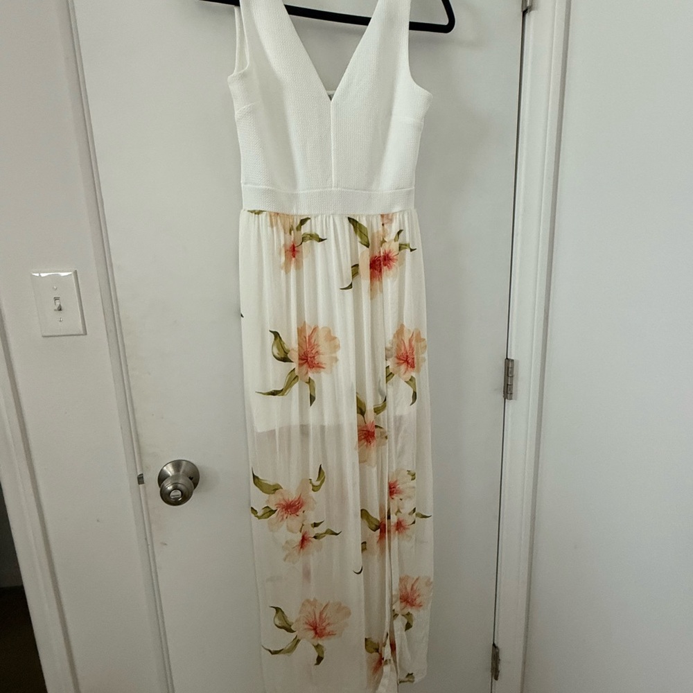 Chic White Textured Top Dress